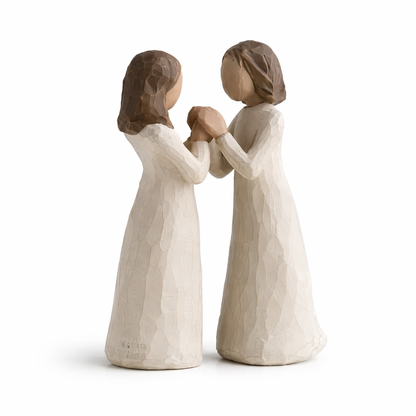 Sisters by Heart figurine as a chosen family and friendship keepsake gift