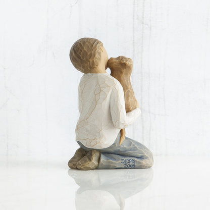 Kindness Boy figurine as a compassion and encouragement keepsake gift