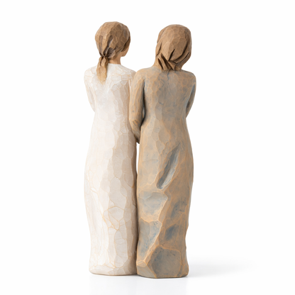Detail view of My Sister, My Friend Figurine – Sisterhood Keepsake Gift as a sisterhood keepsake gift