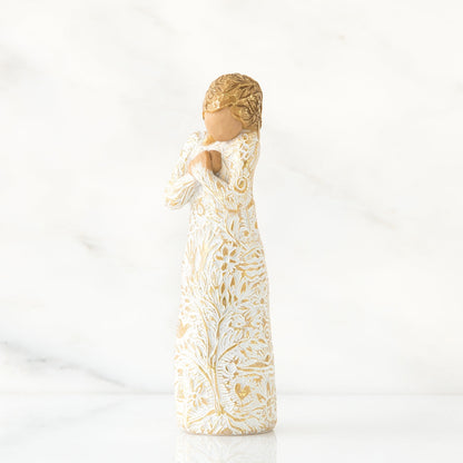 Tapestry figurine as a healing and memory keepsake gift