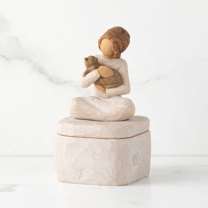 Kindness Girl keepsake box as an encouragement gift for a cat lover