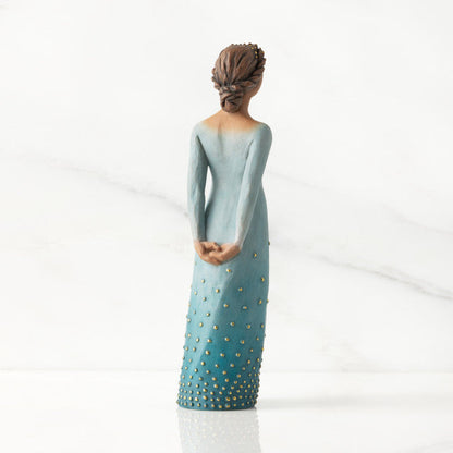 Radiance darker skin figurine as an encouragement and confidence gift