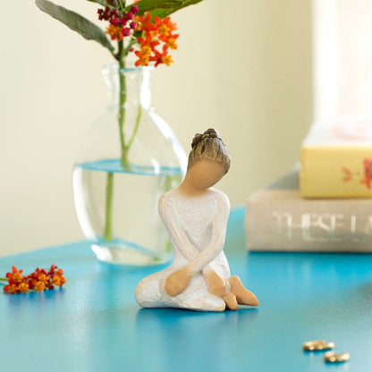 Serenity figurine as a calm encouragement and support gift