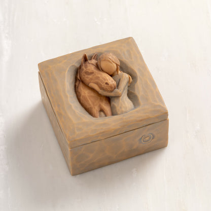 Quiet Strength Keepsake Box as a support and appreciation memory gift