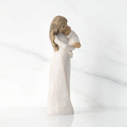 Sanctuary figurine as a mother and baby comfort keepsake gift