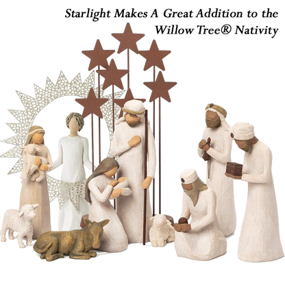 Starlight Tree Topper – Angel Christmas Keepsake detail view for meaningful Christmas keepsake display