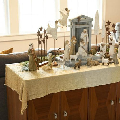 Nativity Tapestry Runner 24x62 for Christmas Nativity display